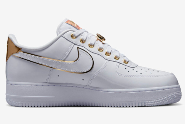 Nike Air Force 1 Low 'NOLA' White/Multi-Color-Metallic Gold-University Red - Exclusive Release