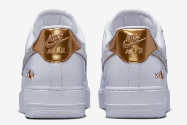 Nike Air Force 1 Low 'NOLA' White/Multi-Color-Metallic Gold-University Red - Exclusive Release