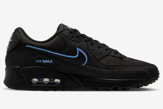 Nike Air Max 90 Black/University Blue FJ4218-001 - Stylish and Comfortable Footwear for All-Day Wear