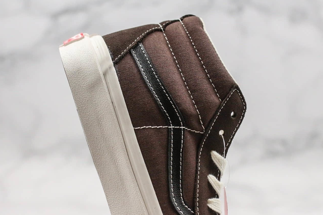 Vans Vault OG Sk8-Mid LX Shale Suede & Black | Premium Sneakers
