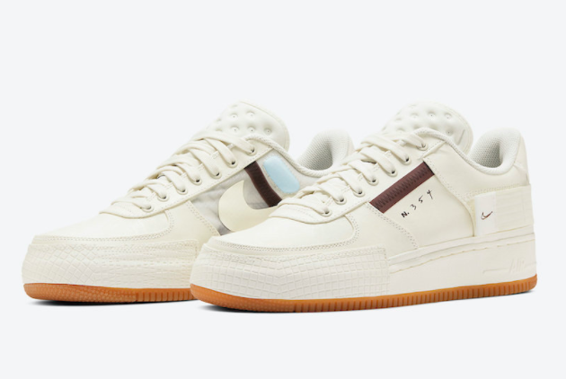 Nike Air Force 1 Type 'Sail Gum' CJ1281-100 - Shop Now for Stylish Comfort