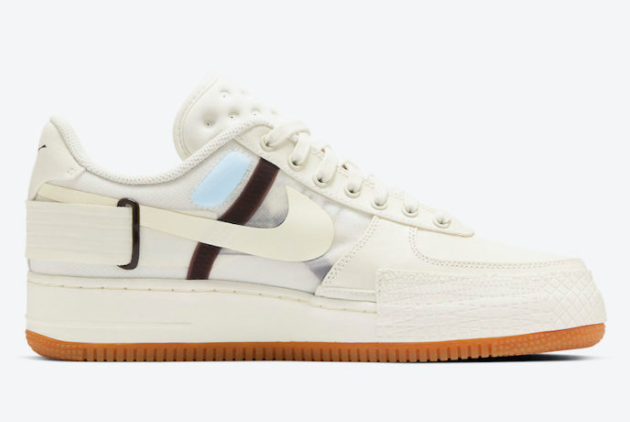 Nike Air Force 1 Type 'Sail Gum' CJ1281-100 - Shop Now for Stylish Comfort
