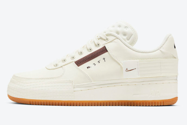 Nike Air Force 1 Type 'Sail Gum' CJ1281-100 - Shop Now for Stylish Comfort