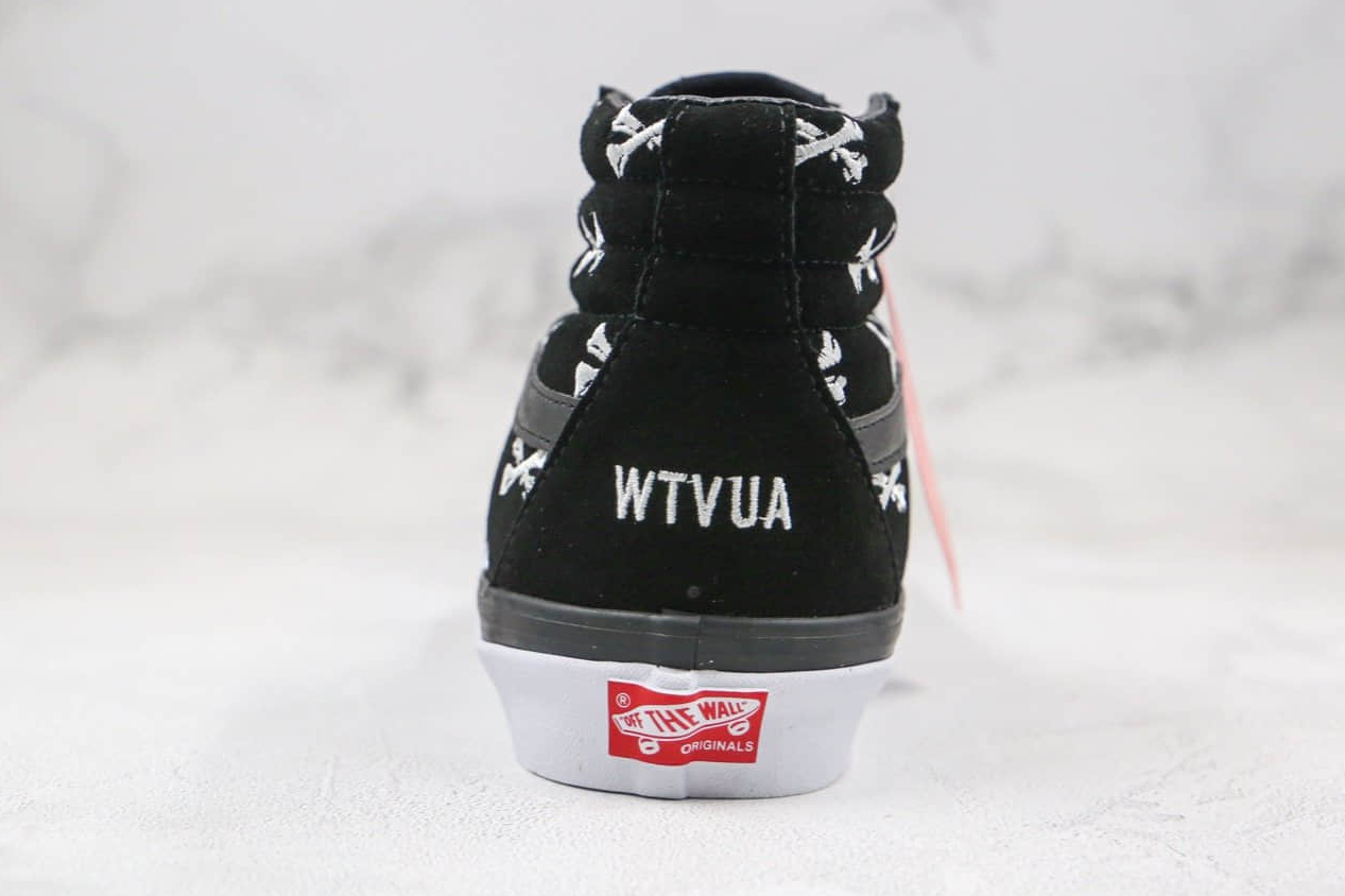 WTAPS x Vans Vault Og Sk8-Hi Lx Black VN0A4BVB20P - Limited Edition Collaboration sneakers