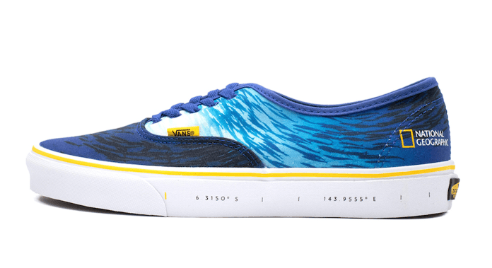 Vans National Geographic x Authentic 'Ocean' VN0A2Z5I002 - Explore Nature's Wonders